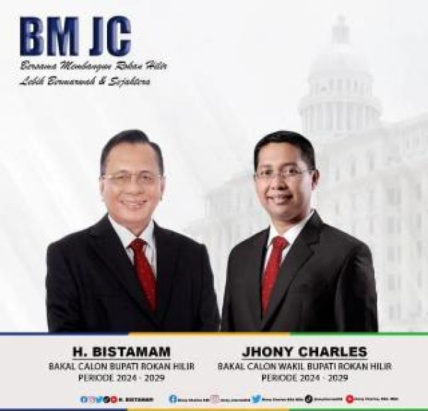 Pasangan Bistamam-Jhony Charles. (istimewa)